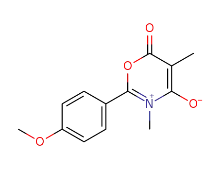 2-(4-methoxy-phenyl)-3,5-dimethyl-4,6-dioxo-5,6-dihydro-4<i>H</i>-[1,3]oxazinium betaine