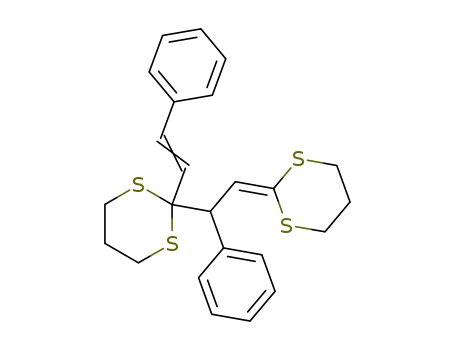 2-(2-[1,3]Dithian-2-ylidene-1-phenyl-ethyl)-2-((E)-styryl)-[1,3]dithiane