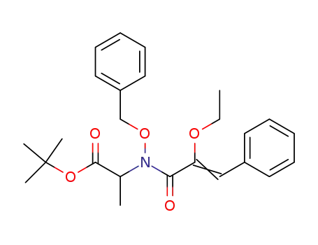 N-Benzyloxy-N-(α-ethoxy-cinnamoyl)-DL-alanin-tert.-butylester