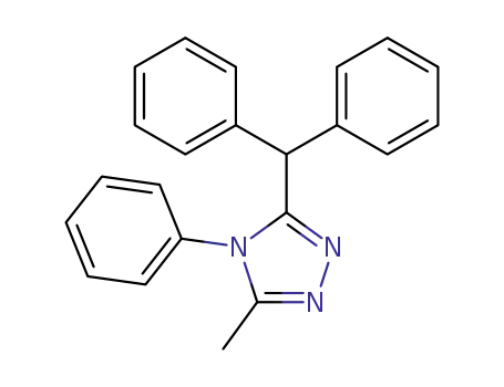3-diphenylmethyl-5-methyl-4-phenyl-4H-1,2,4-triazole