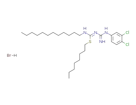Molecular Structure of 135884-64-9 (C<sub>28</sub>H<sub>48</sub>Cl<sub>2</sub>N<sub>4</sub>S*BrH)
