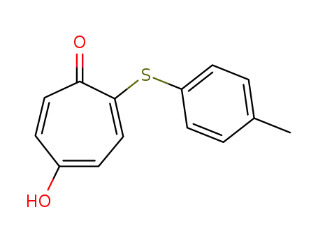 5-Hydroxy-2-p-tolylsulfanyl-cyclohepta-2,4,6-trienone