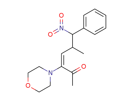 (E)-5-Methyl-3-morpholin-4-yl-6-nitro-6-phenyl-hex-3-en-2-one