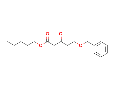 Pentanoic acid, 3-oxo-5-(phenylmethoxy)-, pentyl ester