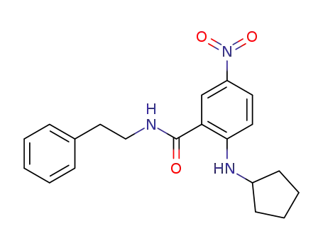 2-(Cyclopentylamino)-5-nitro-N-phenethylbenzamide
