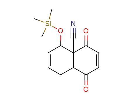 4a(4H)-Naphthalenecarbonitrile, 1,5,8,8a-tetrahydro-1,4-dioxo-5-[(trimethylsilyl)oxy]-