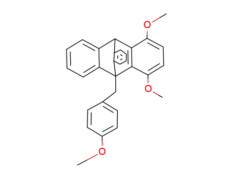 1,4-Dimethoxy-9-(4-methoxybenzyl)-triptycen
