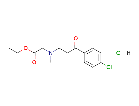 [3-(4-chlorophenyl)-3-oxopropyl]-(2-ethoxy-2-oxoethyl)-methylazaniumchloride
