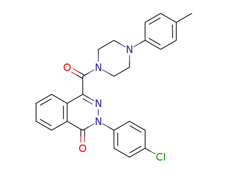 2-(4-Chlorophenyl)-4-<<4-(4-methylphenyl)-1-piperazinyl>carbonyl>-1(2H)-phthalazine