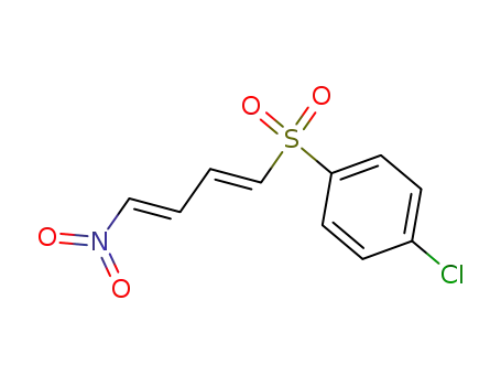 Benzene, 1-chloro-4-[(4-nitro-1,3-butadienyl)sulfonyl]-, (E,E)-