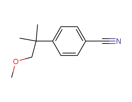 4-(1-Methoxy-2-methylpropan-2-yl)benzonitrile