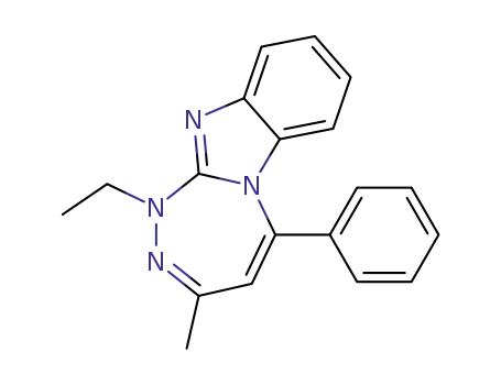 9-Ethyl-7-methyl-5-phenyl-9H-4b,8,9,10-tetraaza-benzo[a]azulene