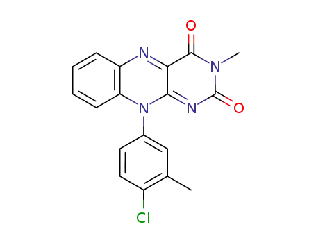 Benzo[g]pteridine-2,4(3H,10H)-dione,
10-(4-chloro-3-methylphenyl)-3-methyl-