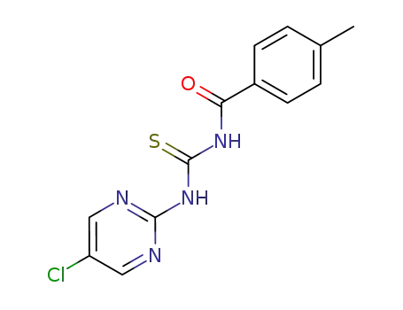 1-(5-Chloro-pyrimidin-2-yl)-3-(4-methyl-benzoyl)-thiourea