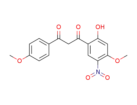 1-(2-Hydroxy-4-methoxy-5-nitro-phenyl)-3-(4-methoxy-phenyl)-propane-1,3-dione
