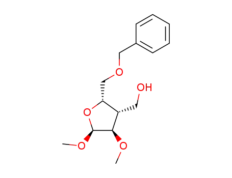 methyl 5-O-benzyl-3-C-hydroxymethyl-2-O-methyl-α-D-xylo-pentofuranoside