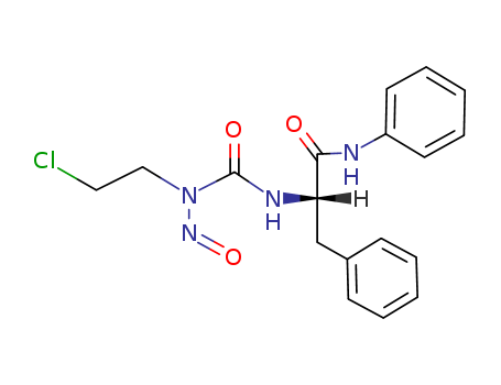 2-[(2-chloroethyl-nitroso-carbamoyl)amino]-N,3-diphenyl-propanamide cas  80687-19-0