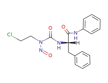 Molecular Structure of 80687-19-0 (Nalpha-[(2-chloroethyl)(nitroso)carbamoyl]-N-phenylphenylalaninamide)