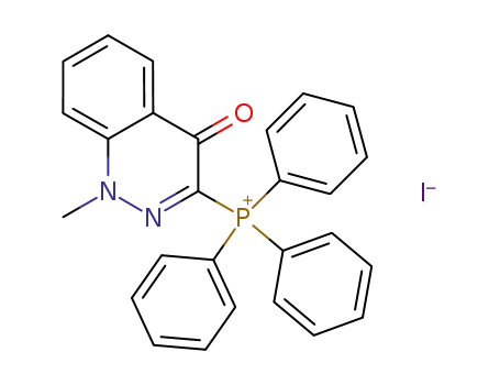 (1-Methyl-4-oxo-1,4-dihydro-cinnolin-3-yl)-triphenyl-phosphonium; iodide