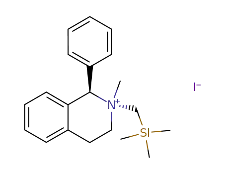 (1R,2R)-2-Methyl-1-phenyl-2-trimethylsilanylmethyl-1,2,3,4-tetrahydro-isoquinolinium; iodide