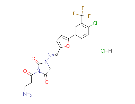 2,4-IMIDAZOLIDINEDIONE,3-(3-AMINO-1-OXOPROPYL)-1-(((5-(4-CHLORO-3-(TR IFLUOROMET