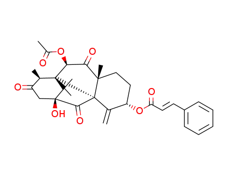 2,6-Bisdehydro-10-acetyl-5-cinnamoylphototaxicin-I