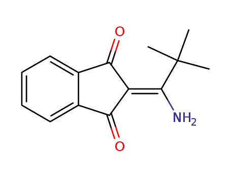 2-(1'-Amino-2',2'-dimethyl)propylidenyl-1,3-indandione