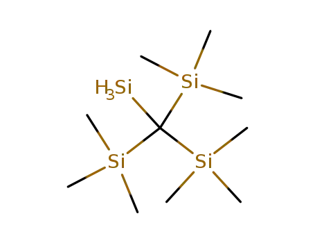 Molecular Structure of 72190-67-1 (Silane, (silylmethylidyne)tris[trimethyl-)