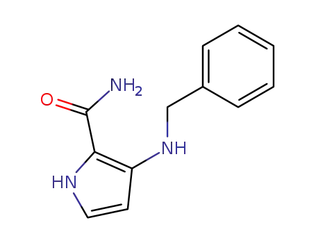 Molecular Structure of 79068-29-4 (3-(benzylamino)-1H-pyrrole-2-carboxamide)