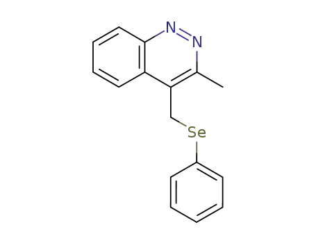Molecular Structure of 113290-48-5 (Cinnoline, 3-methyl-4-[(phenylseleno)methyl]-)