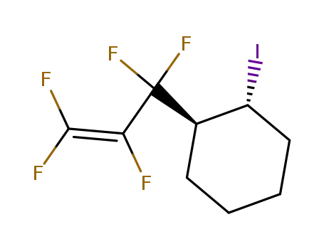Cyclohexane, 1-iodo-2-(1,1,2,3,3-pentafluoro-2-propenyl)-, cis-