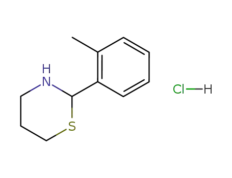 Molecular Structure of 79128-48-6 (2-(o-Tolyl)tetrahydro-2H-1,3-thiazine hydrochloride)