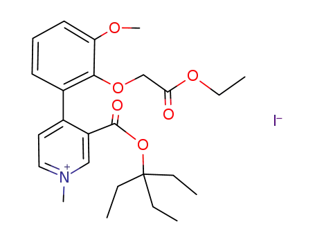 Pyridinium,
3-[(1,1-diethylpropoxy)carbonyl]-4-[2-(2-ethoxy-2-oxoethoxy)-3-methoxy
phenyl]-1-methyl-, iodide