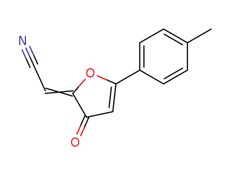 Molecular Structure of 97180-86-4 (Acetonitrile, (5-(4-methylphenyl)-3-oxo-2(3H)-furanylidene)-)