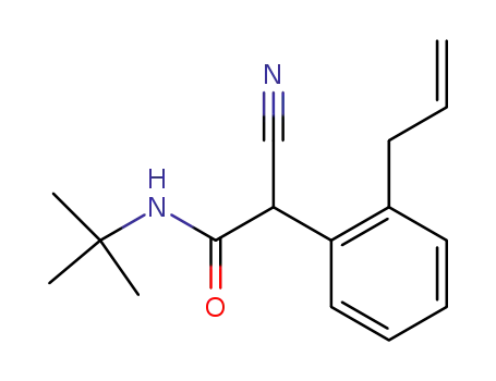 2-(o-allylphenyl)-2-cyano-N-t-butylacetamide