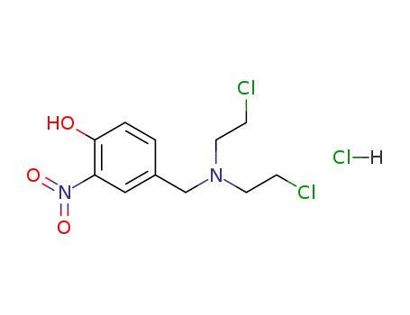 4-((비스(2-클로로에틸)아미노)메틸)-2-니트로-페놀 염산염