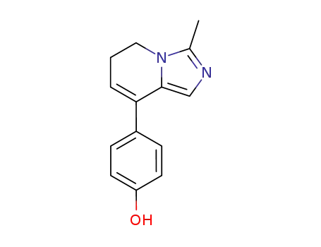 Molecular Structure of 107454-17-1 (5,6-dihydro-8-(4-hydroxyphenyl)-3-methylimidazo<1,5-a>pyridine)