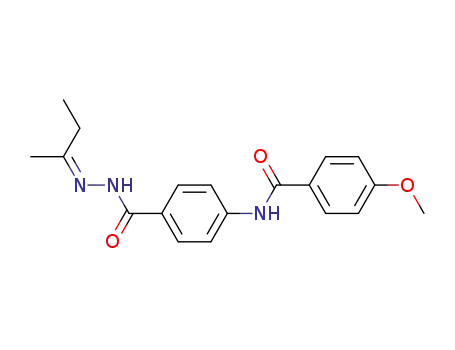 4-Methoxy-N-{4-[1-methyl-prop-(Z)-ylidene-hydrazinocarbonyl]-phenyl}-benzamide
