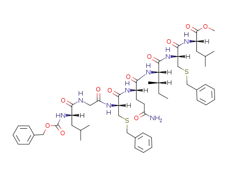 Z-Leu-Gly-Cys(Bzl)-Gln-Ile-Cys(Bzl)-Leu-OMe