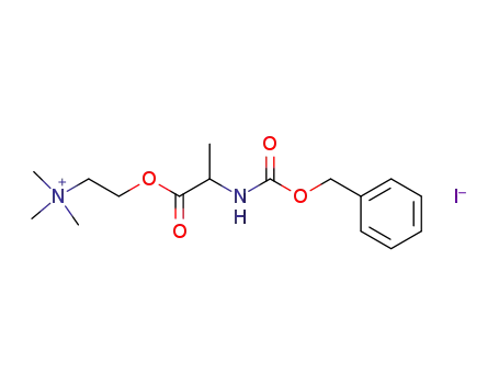 [2-((S)-2-Benzyloxycarbonylamino-propionyloxy)-ethyl]-trimethyl-ammonium; iodide