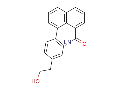 8-<4-(2-Hydroxyethyl)phenyl>naphthalin-1-carboxamid