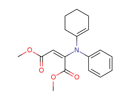 2-Butenedioic acid, 2-(1-cyclohexen-1-ylphenylamino)-, dimethyl ester,
(E)-