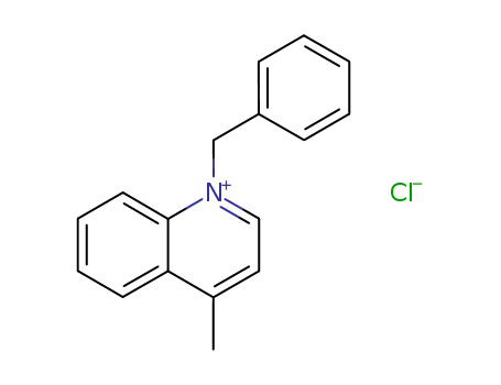 Quinolinium,4-methyl-1-(phenylmethyl)-, chloride (1:1)