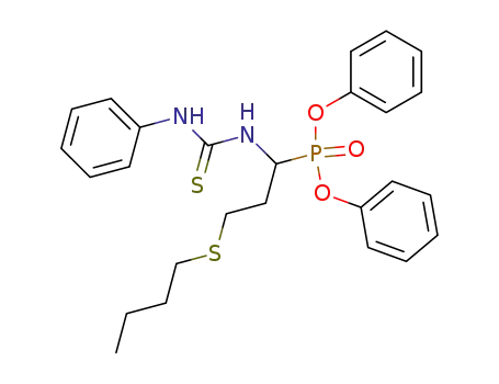 [3-Butylsulfanyl-1-(3-phenyl-thioureido)-propyl]-phosphonic acid diphenyl ester