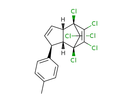 (1S,3aS,4S,7R,7aR)-4,5,6,7,8,8-Hexachloro-1-p-tolyl-3a,4,7,7a-tetrahydro-1H-4,7-methano-indene