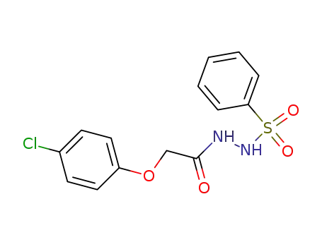 1-(p-chlorophenoxyacetyl)-2-phenylsulfonylhydrazine