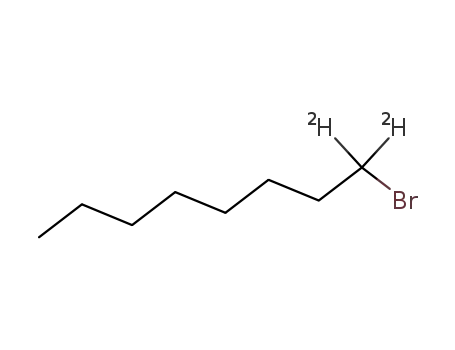 Molecular Structure of 86423-34-9 (1-BROMOOCTANE-1,1-D2)
