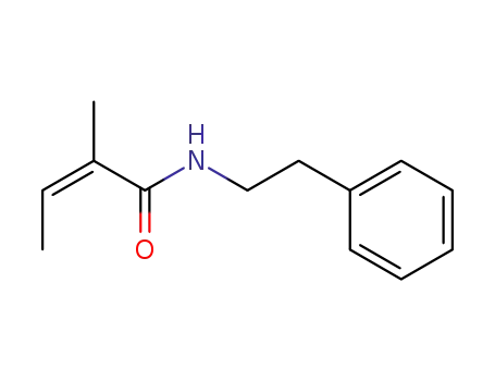 (Z)-2-Methyl-but-2-enoic acid phenethyl-amide