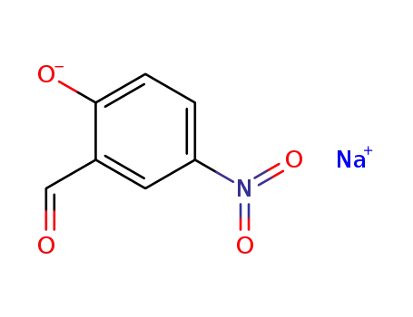 Molecular Structure of 58983-36-1 (SODIUM 2-FORMYL-4-NITROBENZENOLATE)