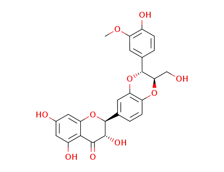 Molecular Structure of 36804-17-8 (SILYBIN (MIXTURE OF SILYBIN A AND SILYBIN B))